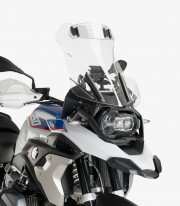 BMW R1200GS (2013 - 2018), R1250GS (2018 - 2024) Puig Touring with visor Transparent Windshield 6504W