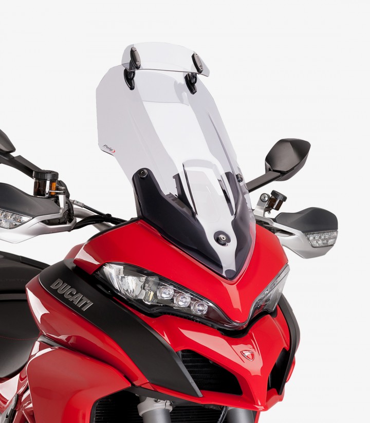 Ducati Multistrada 950 / 1200 / 1260 Puig Touring with visor Transparent Windshield 7624W