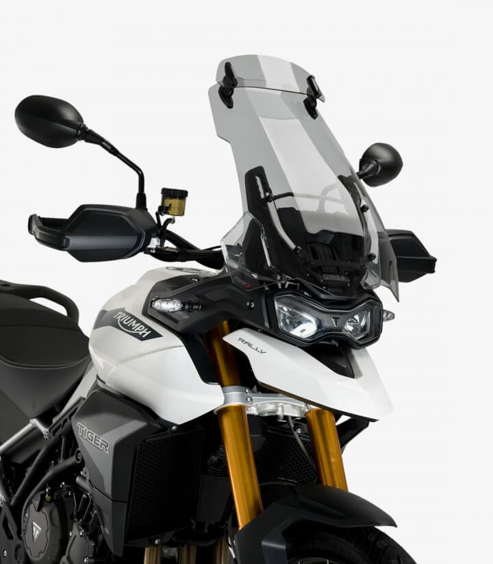 Triumph Tiger 900/GT/Rally (2020 - 2023), Tiger Sport 850 (2020 - 2024) Puig Touring with visor Smoked Windshield 20376H