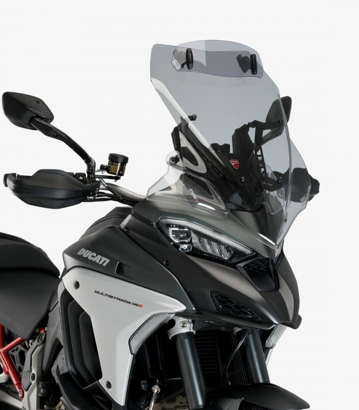 Windschild Puig Touring mit Visier Ducati Multistrada V4/V4S, V4 Rally/RS (21-26) Getönt 20733H