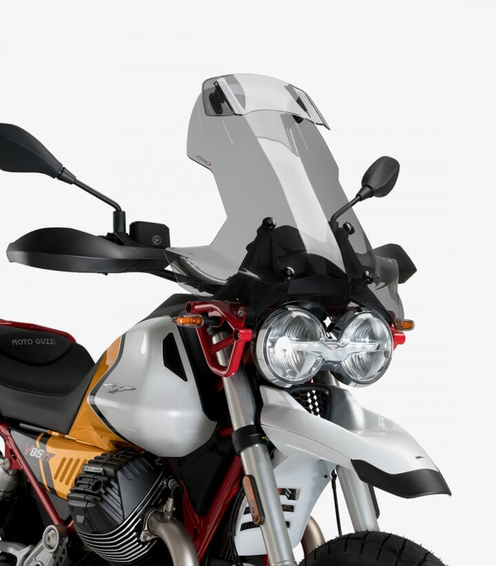 Windschild Puig Touring mit Visier Moto Guzzi V85TT 850 (19-23) Getönt 21442H