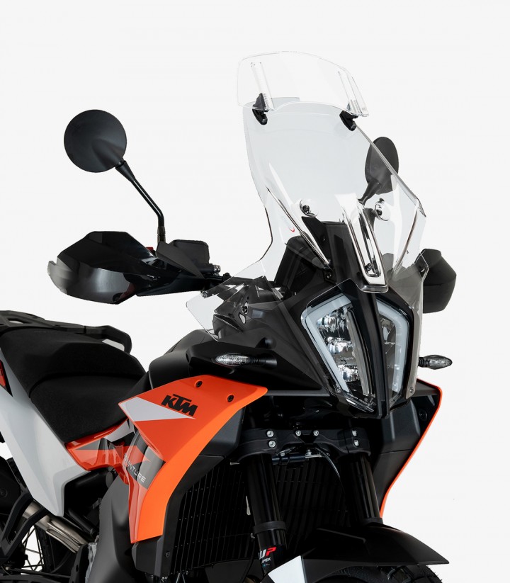 KTM 790 Adventure (2023), 890 Adventure (2023 - 2024) Puig Touring with visor Transparent Windshield 21612W