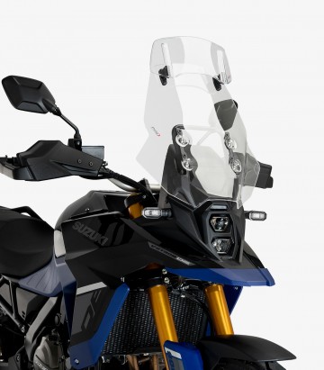 Windschild Puig Touring mit Visier Suzuki DL800 V-Strom (24-25), V-Strom Tech (23-26), DL800DE V-Strom (23-26) Klar 21688W