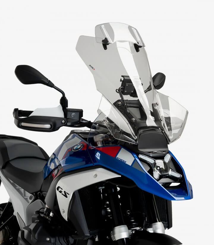 Windschild Puig Touring mit Visier BMW R1300GS (23-26) Klar 21796W
