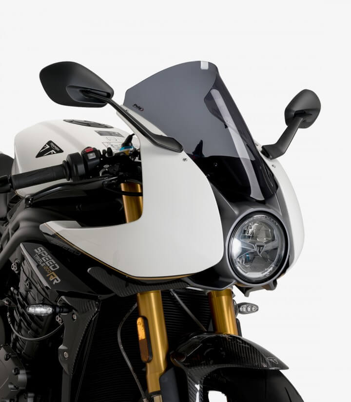 Windschild Puig R-Racer Triumph Speed Triple 1200 RR (22-26) Dunkel getönt 21262F
