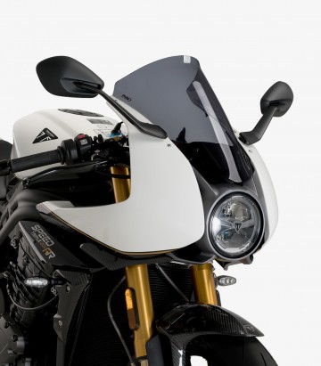 Triumph Speed Triple 1200 RR (2022 - 2024) Puig R-Racer Dark smoked Windshield 21262F