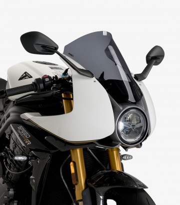 Windschild Puig R-Racer Triumph Speed Triple 1200 RR (22-26) Dunkel getönt 21262F