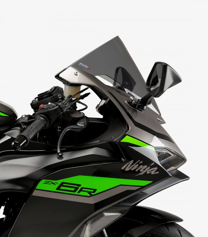Windschild Puig R-Racer Kawasaki ZX-6R Ninja (24-26) Getönt 21832H