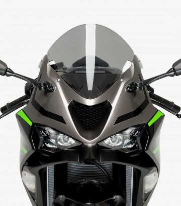 Kawasaki ZX-6R Ninja (24-26) Puig R-Racer Smoked Windshield 21832H