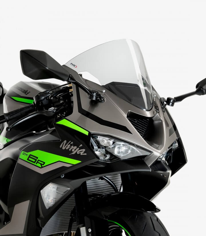 Windschild Puig R-Racer Kawasaki ZX-6R Ninja (24-26) Klar 21832W