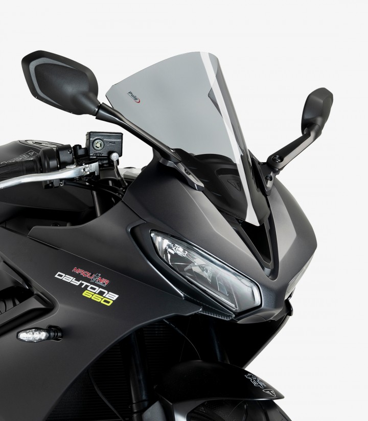 Triumph Daytona 660 (2024) Puig R-Racer Smoked Windshield 22085H