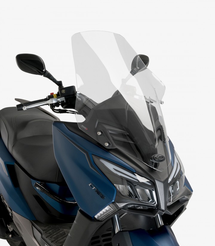 Kymco X-town CT 125I / 300I ABS (2021 - 2024) Puig V-Tech Line Touring Transparent Windscreen 21271W