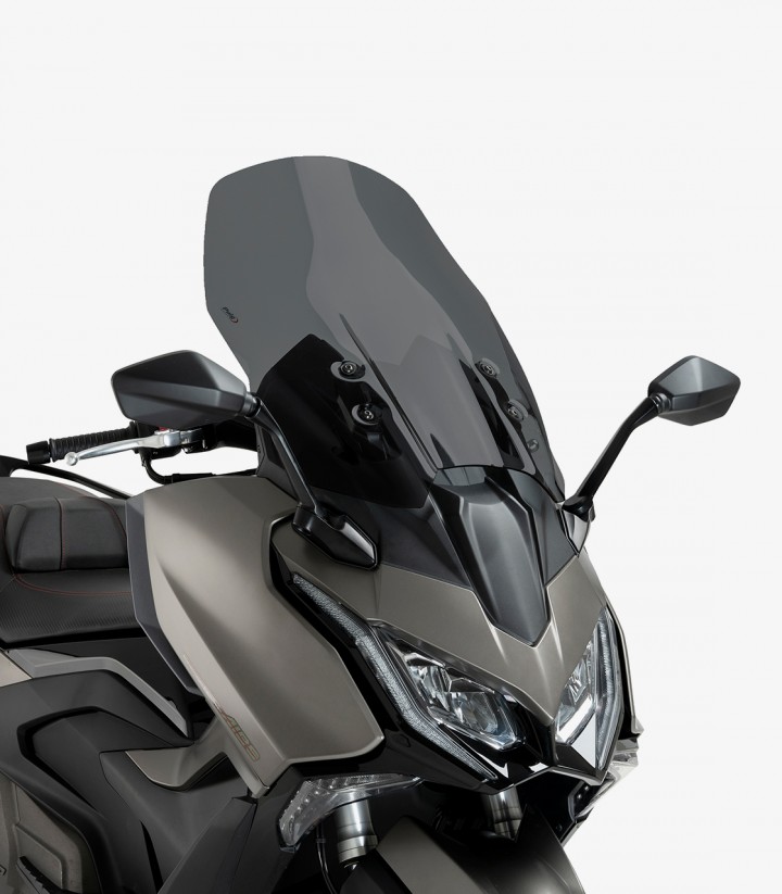 Kymco AK550 Premium (2024) Puig V-Tech Line Touring Dark smoked Windscreen 22049F 22049F