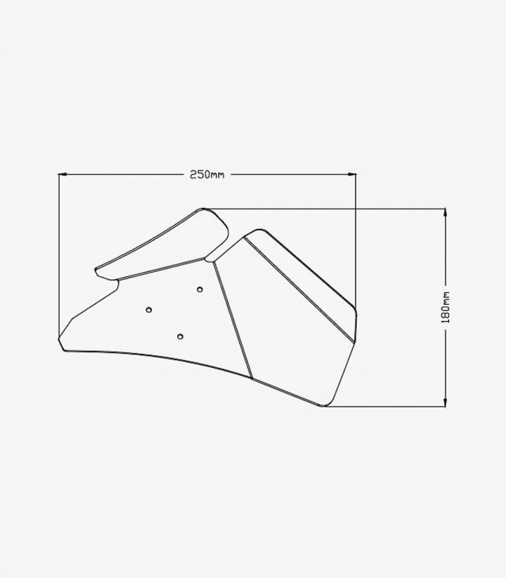 Obere Windabweiser Puig several KTM models Klar 9623W