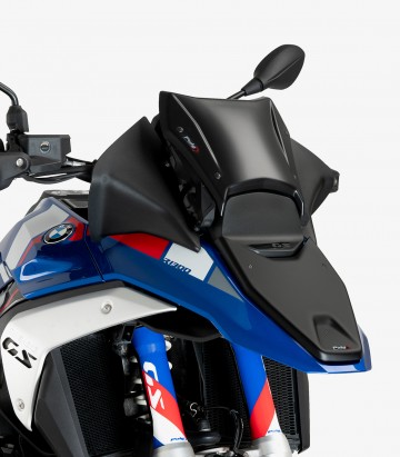Front-Windabweiser Extended Puig BMW R1300GS (23-26) Mattschwarz 21896J