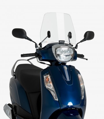 Suzuki Address 125i E5 (21-24) Puig Trafic Transparent Windscreen 21689W