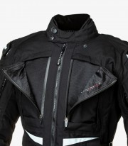 Arrow black unisex Winter motorcycle Jacket by Rainers