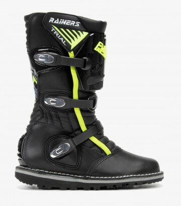 Rainers 3040 black & fluor unisex motorcycle boots