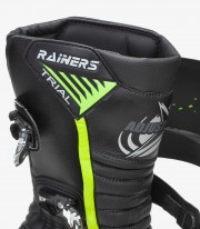 Botas de moto unisex Rainers 3040 negro y fluor