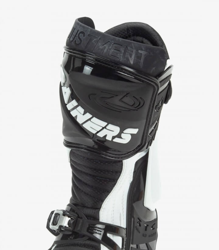 Botas de moto unisex Rainers 999 blanco y negro 999BN
