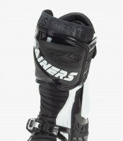 Botas de moto unisex Rainers 999 blanco y negro