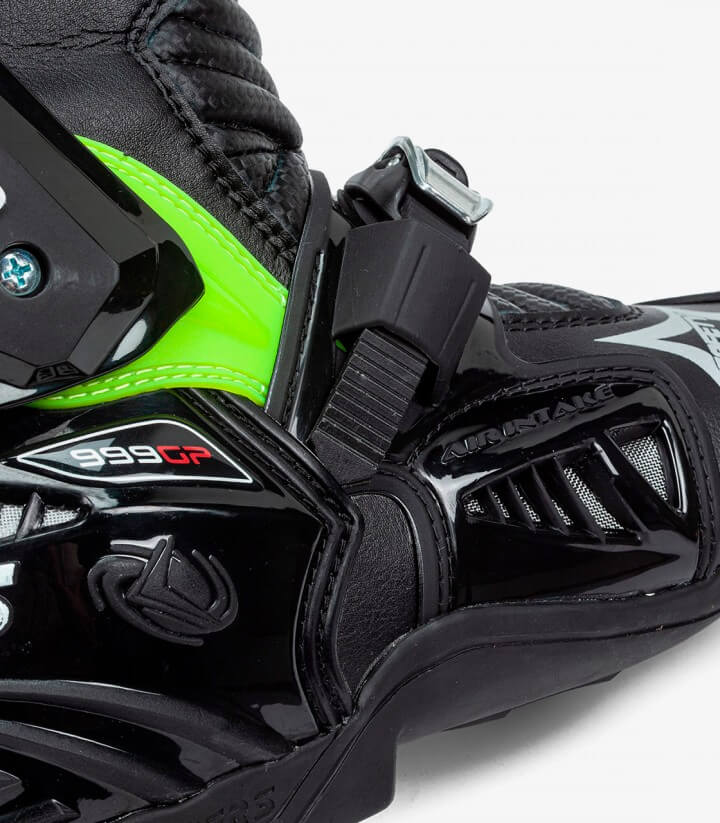 Rainers 999 black & fluor unisex motorcycle boots 999F