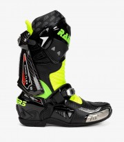 Botas de moto unisex Rainers 999 GP Carbono negro y fluor