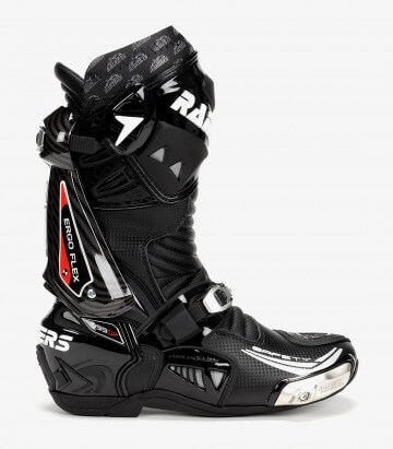 Botas de moto unisex Rainers 999 GP Carbono negro