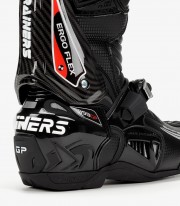 Botas de moto unisex Rainers 999 GP Carbono negro