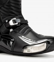 Botas de moto unisex Rainers 999 GP Carbono negro