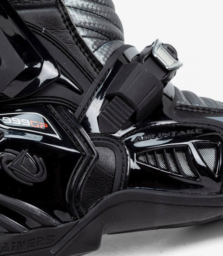Botas de moto unisex Rainers 999 negro 999N