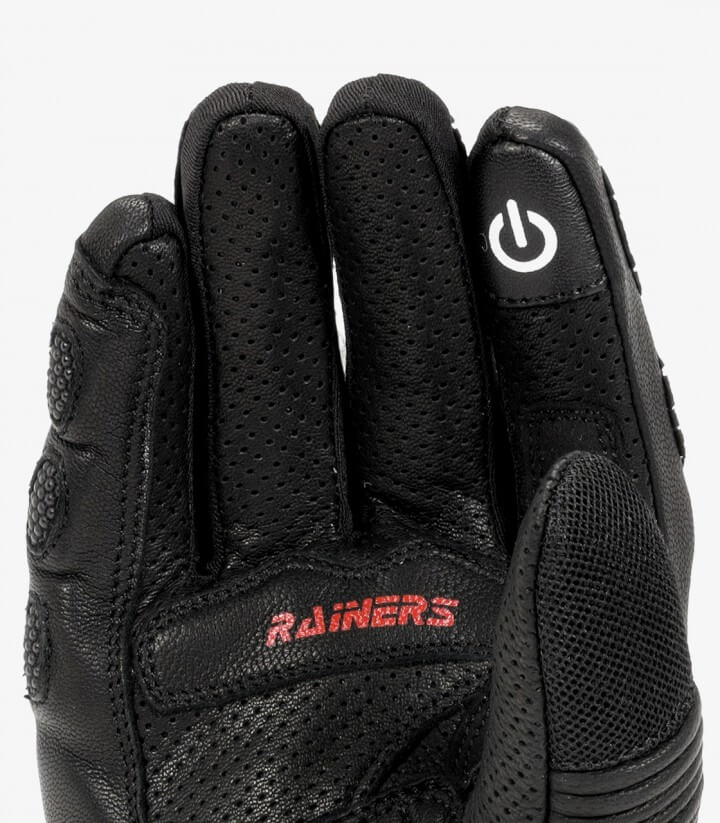 Guantes de verano unisex Dinamik de Rainers en color negro DINAMIKON