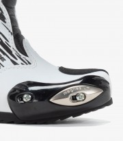 Rainers Five Two white & black junior motorcycle boots