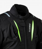 Misuri negro & fluor unisex Winter motorcycle Jacket by Rainers