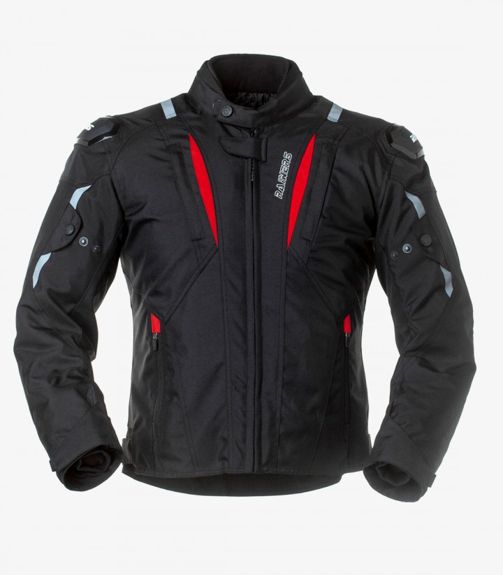 Chaqueta de Invierno unisex Rainers Misuri negro y rojo