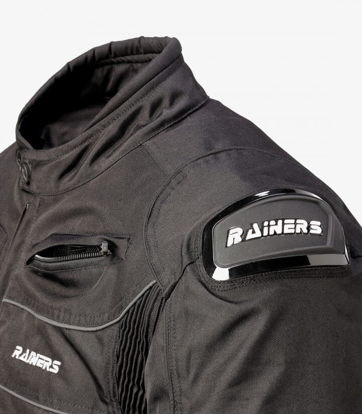 Chaqueta de Invierno unisex Rainers Motegi negro MOTEGIN
