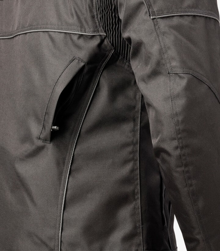 Chaqueta de Invierno unisex Rainers Motegi negro MOTEGIN