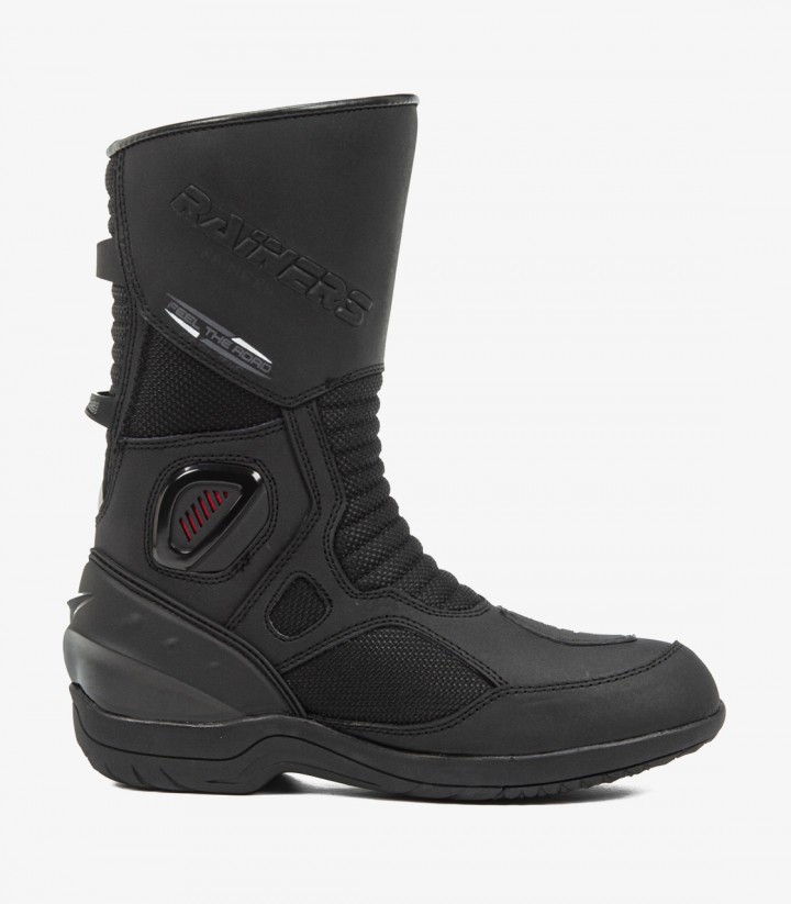 Botas de moto unisex Rainers S-93 negro