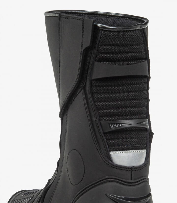 Botas de moto unisex Rainers S-93 negro S93N