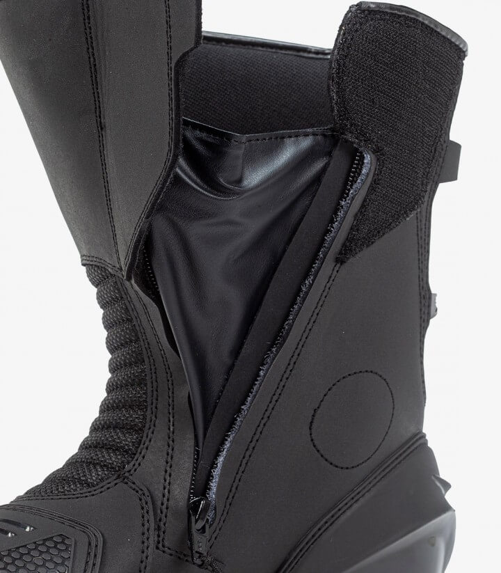 Botas de moto unisex Rainers S-93 negro S93N