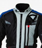 Trivor blue & grey unisex Winter motorcycle Jacket by Rainers