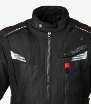 Trivor black unisex Winter motorcycle Jacket by Rainers