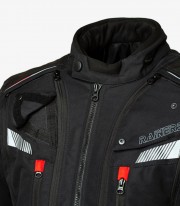 Trivor black unisex Winter motorcycle Jacket by Rainers