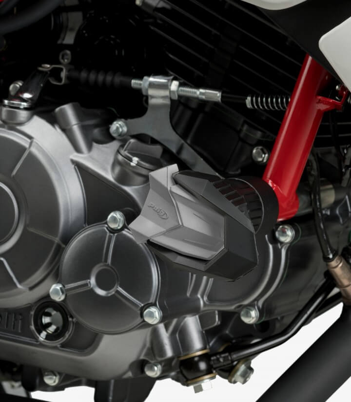 Sturzpads R19 Puig 7716N für Benelli BN 125 (18-26), Kawasaki Z125 (19-21), Z250SL (15-16)