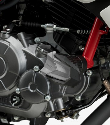 Sturzpads R19 Puig 7716N für Benelli BN 125 (18-26), Kawasaki Z125 (19-21), Z250SL (15-16)