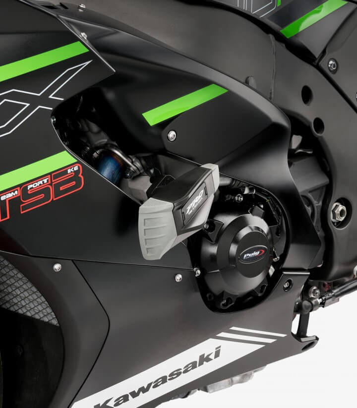 Topes anticaída PRO 2.0 21428N de Puig para Kawasaki ZX-10R/RR / SE