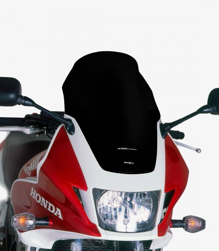 Windschild Puig Touring Honda CB1300S (05-13) Schwarz 4098N