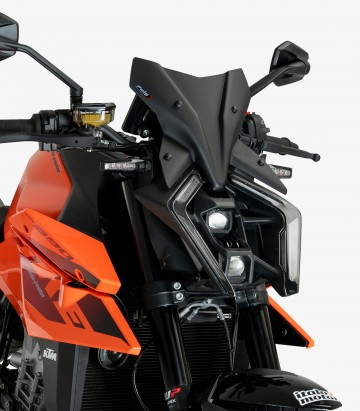 Windschild Puig New Generation Sport KTM 990 Duke (24-25) Mattschwarz 21995J