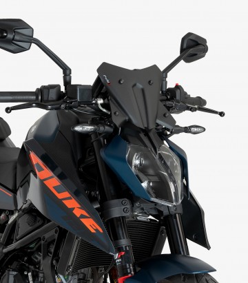 Windschild Puig New Generation Sport KTM 125 Duke (24-26), 390 Duke (24-26) Mattschwarz 21997J