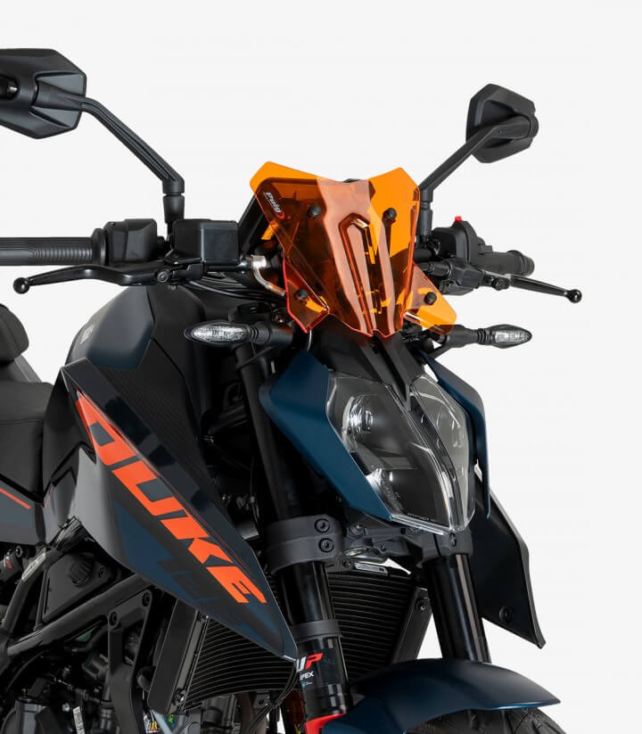 Windschild Puig New Generation Sport KTM 125 Duke (24-26), 390 Duke (24-26) Orange 21997T